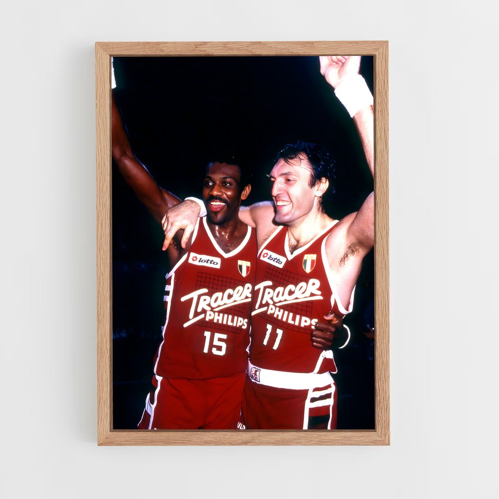Poster Élans en Action – affiche Basketball (vue 4)